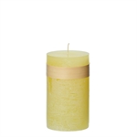 Lübech Living Timber Candle lys Limelight højde 15 cm - Fransenhome